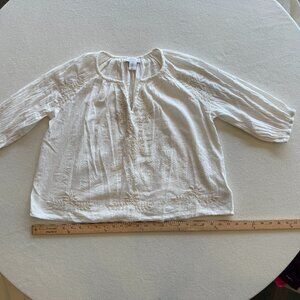 House of Harlow 1960 Bohemian Flowy Boho Peasant Blouse Top sz S